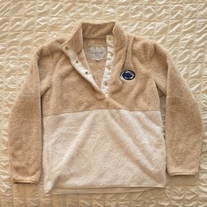 Boxercraft Penn State Cream Fleece Pullover